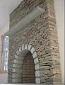 Dry-stacked Pennsylvania Flatstone with Cobble Arch